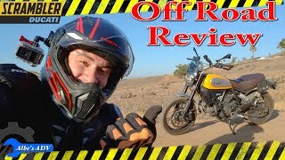 Ducati Scrambler Project offroad review [upl. by Lebama370]