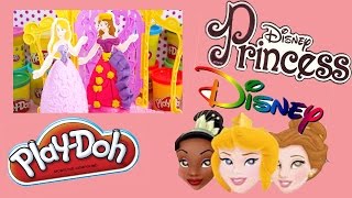 Principesse NEW ᴴᴰ Principesse Disney Play Doh Come Fare Vestiti per le Principesse Giochi Disney [upl. by Burchett]