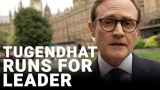 Tom Tugendhat wont rule out leaving ECHR or resuming Rwanda bill in Tory leadership bid [upl. by Letnuahc]