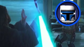 Lego Star Wars Jango Fett Death Noise Origin [upl. by Atteugram]