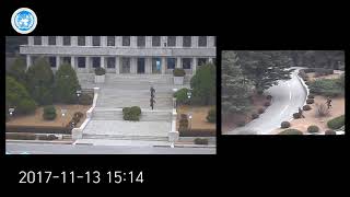 Dramatic video shows escape shooting of North Korean defector [upl. by Aronoel]