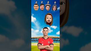 Ronaldo vs mr beast vs ishow speed vs Celine ⚽😈  Ronaldo asking short [upl. by Amlez]