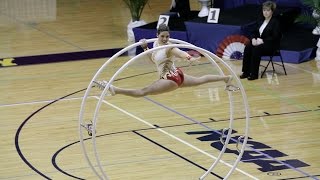 World Championships in Gymwheel 2016 Team Final Israel Liron Di Castro Straight line [upl. by Drof]