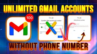 How to create 🔥UNLIMITED Gmail accounts without phone number verification  1k YouTube SUBSCRIBERS [upl. by Ahsets]