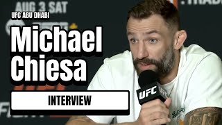 Michael Chiesa Full UFC Abu Dhabi Media Day Interview [upl. by Nynahs]