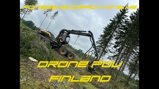 Ponsse Scorpion King  Drone Pov  Finland [upl. by Retxab149]