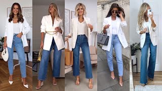 OUTFITS MUJER 2024  LOOKS CASUALES DE MODA  FASHION TRENDY 2024 [upl. by Sirc]