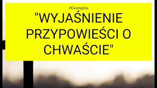 Ewangelia  20240730 Mt 13 3643 quotWyjaśnienie przypowieści o chwaściequot [upl. by Amil]