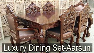 44 Classic Dining Set 6 Seater  Premium Leatherette Design  diningtable diningfurniture ​ [upl. by Scrope678]