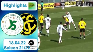 Highlights Yverdon  Sport FC vs FC Schaffhausen 180422 [upl. by Landry]