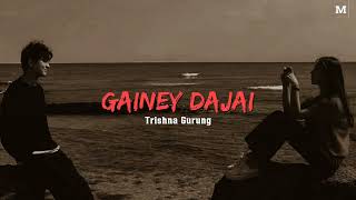 Gainey Dajai  Trishna Gurung lyrics [upl. by Thamos]