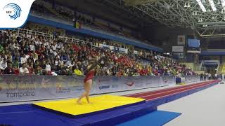 Tachina PEETERS BEL  2016 Tumbling Europeans final [upl. by Kennedy]