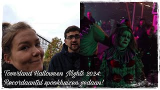 Toverland Halloween Nights 2024 Recordaantal spookhuizen gedaan✨ [upl. by Bethezel]