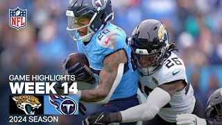 Jacksonville Jaguars vs Tennessee Titans Game Highlights  NFL 2024 Season Week 14 [upl. by Adela]