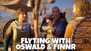 Flyting with Oswald amp Finnr  Assassins Creed Valhalla Gameplay [upl. by Etnovaj]