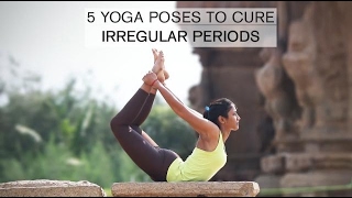 5 Yoga poses to cure Irregular Periods [upl. by Yreneh479]