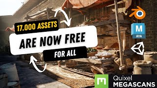 All Quixel Megascans are FREE NOW  But only for a LIMITED TIME [upl. by Anomar]