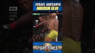 Israel Adesanya vs Anderson Silva FIGHT UFC box wwe ufc mma [upl. by Squires]