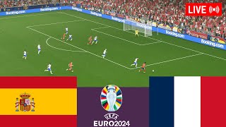 Spain vs France LIVE Euro Cup 2024 Germany Full Match  Simulation Video Games [upl. by Liarret213]