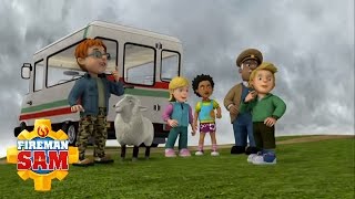 Fireman Sam Official Trevors Bus On The Crumbling Cliff [upl. by Eserahs839]