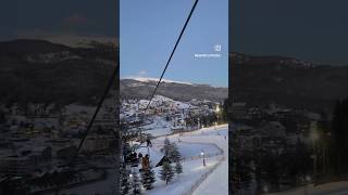 Visiting Bukovel and Going Skiing MINI VLOG [upl. by Ynnohj]