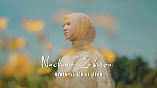 NASHWA  NYATANYA TAK SEJALAN  Official Music Video [upl. by Getter]