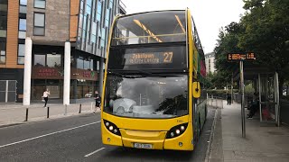 Uncommon Dublin Bus  Route 27 to Jobstown  Enviro 400 Volvo B9TL  EV81 [upl. by Baese]