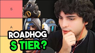 Roadhog STIER After The Rework  Overwatch 2 Season 7 Hero Tier List [upl. by Gnivri]