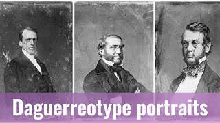 1839 Daguerreotype Portraits  The Revolutionary and Widespread Photographic Technique [upl. by Ained]