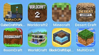 Cube Craft Parkour Worldcraft 2 Minecraft Desert Craft BoomCraft World Craft Block Craft [upl. by Eceinej]