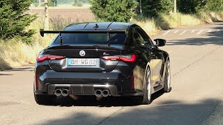 Modified BMW M Cars Accelerating M5 V10 Eisenmann M4 CSL 919HP Single Turbo M4 E30 M50 Turbo XM [upl. by Munn]