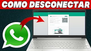 Como Desconectar o Whatsapp Web Do Notebook ou PC 2024 [upl. by Ammann]