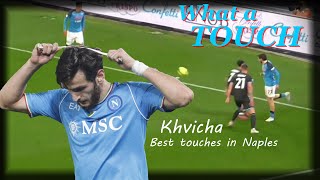 WHAT A TOUCH  Kvaratskhelia Skills amp Incredible Moves with Napoli  Film Khvicha 4k [upl. by Bigg759]