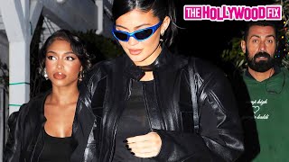 Kylie Jenner Lori Harvey amp Stassie Baby Enjoy A Girls Night Out Together At Giorgio Baldi In LA [upl. by Katonah]