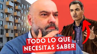 Pedro Sánchez anuncia una empresa pública de vivienda ¿Es bueno para el sector [upl. by Airamana456]