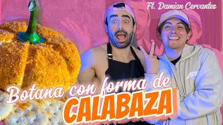 QUESO CON FORMA DE CALABAZA 🎃┃Ft DamianCervantes ┃LUIS BÁEZ [upl. by Eiaj]