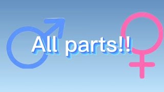 ALL PARTS Gender meme♂️♀️⚧️Gacha memeViolet0fficial52 [upl. by Harahs]