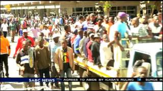 Thousands of Zimbabweans marched in support of Robert Mugabe [upl. by Billie718]