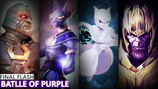 BEERUS VS THANOS VS DARKSEID VS MEWTWO  Battle Of Purple  Explained In Hindi [upl. by Marchelle867]