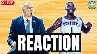 REACTION Kentucky Basketball Is A TITLE CONTENDER After Duke Win [upl. by Dorkas]