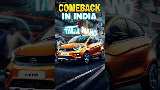 TATA NANO COMEBACK IN INDIA 💥 shorts factworld tatananoev [upl. by Novyad]