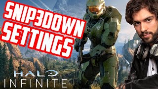 Snip3down Halo Infinite Settings Are The Best OLD SETTINGS [upl. by Hege]