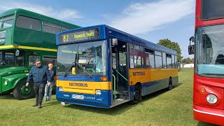 Walkaround  startup  Preserved Metrobus Dennis Dart  721 M721 CGO South of England 2024 [upl. by Asilad]