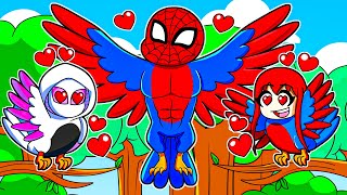 RIZZING GIRLS As A OP SPIDERMAN BIRD In Roblox… [upl. by Sandry]