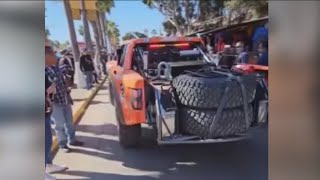 Chaos erupts at Baja 1000 after truck runs over bystanders [upl. by Broder487]