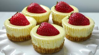 Easy Mini Cheesecakes [upl. by Eirod]