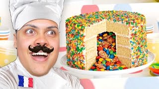 How To Make A Cake  Cooking With Chef MessYourself [upl. by Carbrey264]