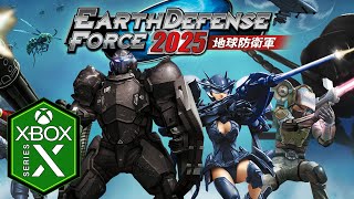 Earth Defense Force 2025 Xbox Series X Gameplay [upl. by Nirek601]