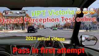 Hazard Perception Test 2021 Victoria  Hazard Test online  First attempt pass [upl. by Aihsi]