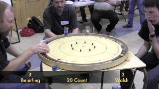 Crokinole  2014 London Final 13  Beierling v Walsh [upl. by Werner347]